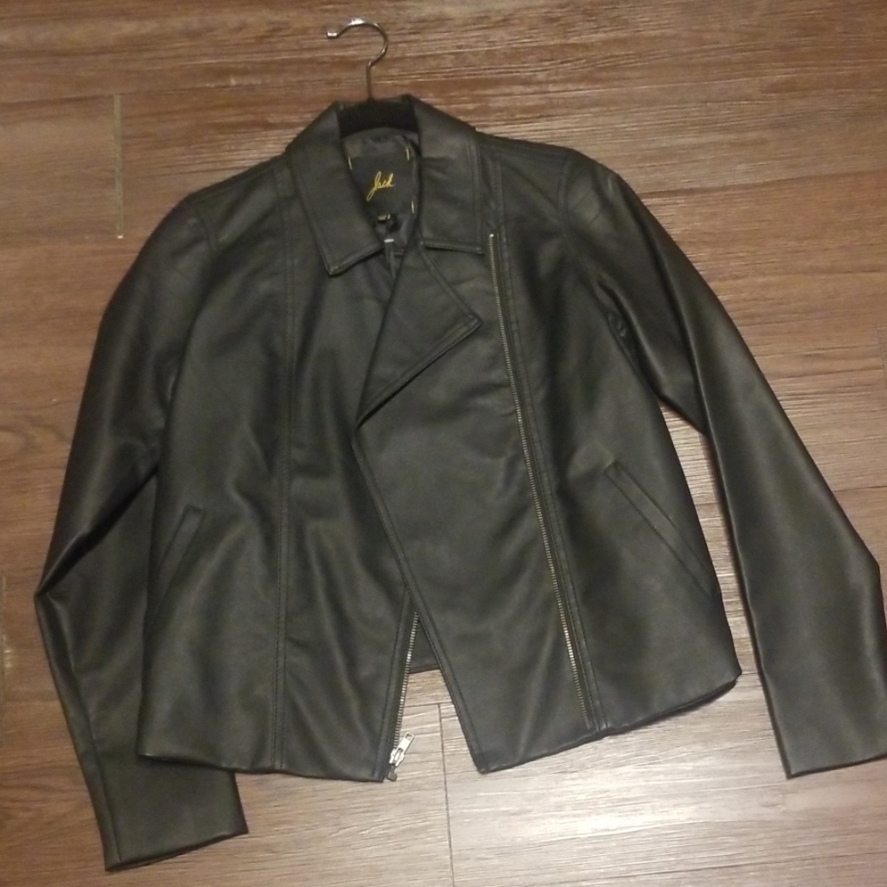 Vegan Leather Moto Jacket